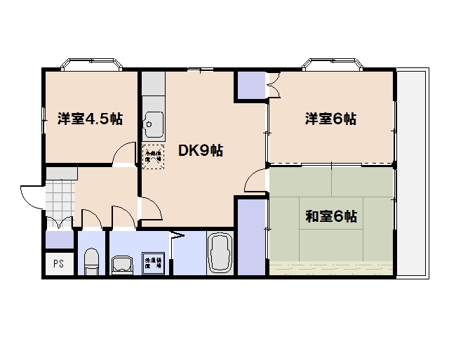 ハイツ76 203号室 間取り