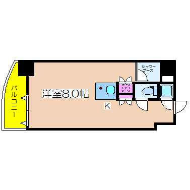 大阪府大阪市中央区久太郎町２丁目 間取り