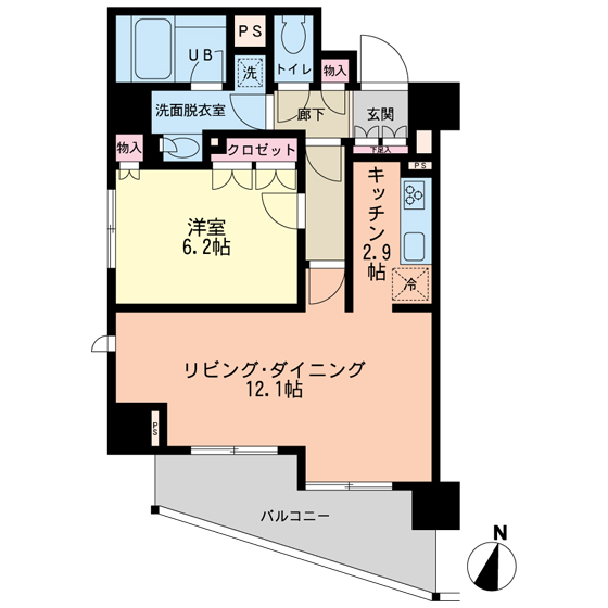 エスティメゾン赤羽 間取り