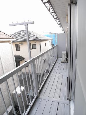 ハイツたなか ベランダ