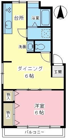 玉井マンション 間取り図