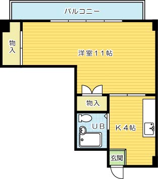 原ビル　 202号室 間取り