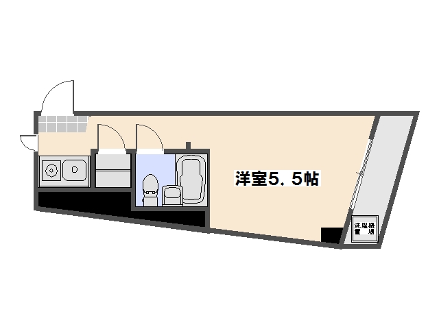 リンダーホフ　 406号室 間取り