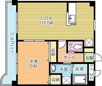 サニーヴィラ 205号室 間取り