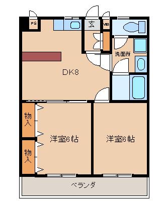 ガーデンコート新栄 904号室 間取り