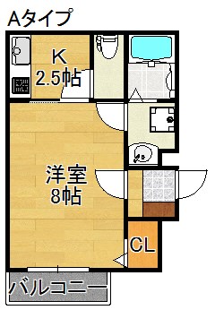 カーサ中加賀屋 間取り