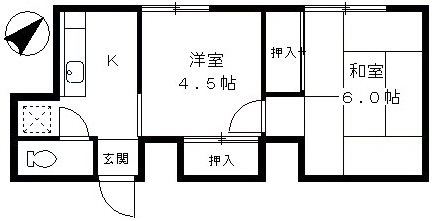 ハラノハイツ 間取り図