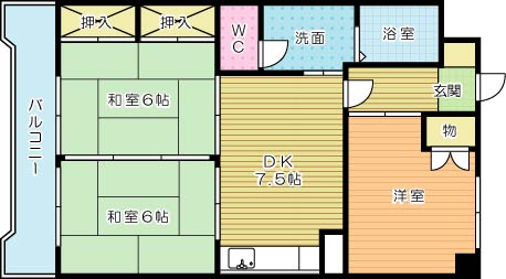 くさみ一木ビル 703号室 間取り