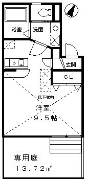 サンパティーク 間取り図