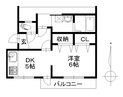 米原マンション 間取り図