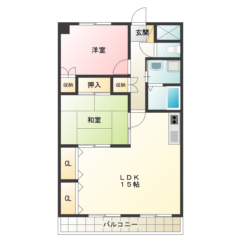 メゾングリーンモールⅠ 間取り図