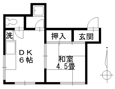 マンションともや 101号室 間取り