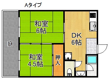 北島ハイツ 間取り