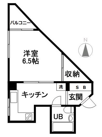 WINGSTAY新神戸 401号室 間取り
