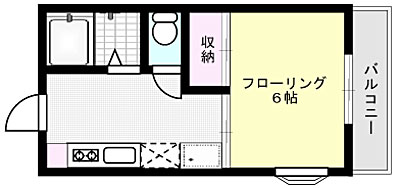 エスティア X01~X07号室 間取り