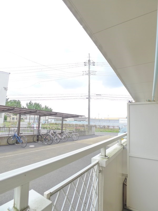 コーポアルベール ベランダ