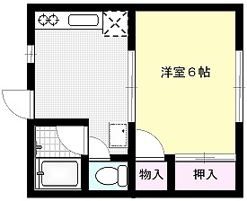 クルトゥラドーモ英萌Ⅰ X01~X04号室 間取り