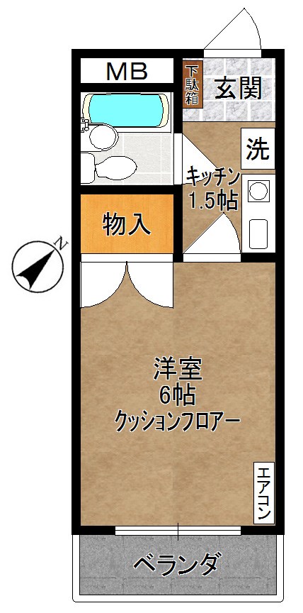 第一清水ビル 間取り図