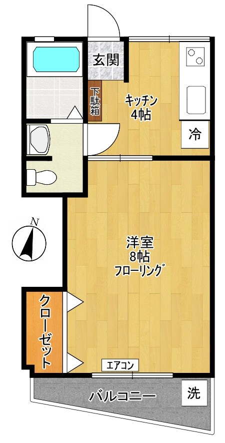ステラ寺尾台 202号室 間取り
