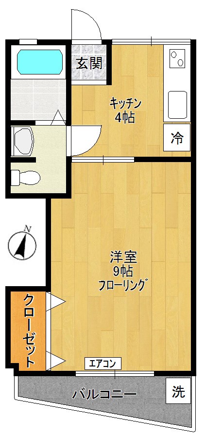 ステラ寺尾台 202号室 間取り