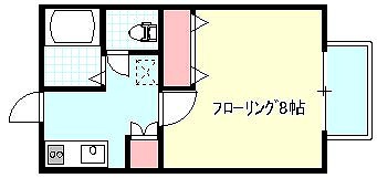 フォレストコート X01~X05号室 間取り