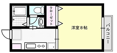 アステット X01~X05号室 間取り