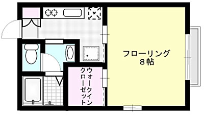 ウィズダム X01~X03号室 間取り