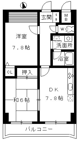 パラッツオツルヤ 間取り図