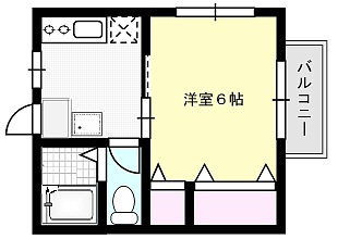 グランドールK X01~X06（1F）･X01~X05（2F）号室 間取り