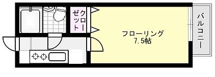 ルネス中村 X01・203~206号室 間取り
