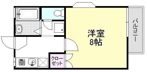 ボンマレ X01~X06号室 間取り