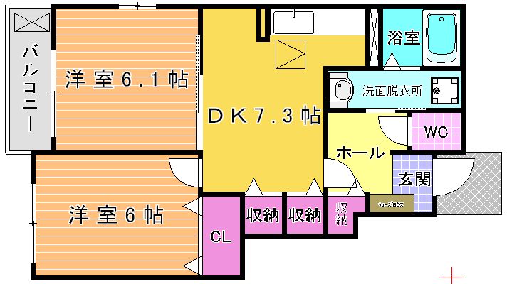 ＮｅｏエミサトＡ 103号室 間取り