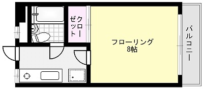 クレセント・コジマ X01~X03（1F）･X02~X05（2F）･X02~X05（3F）号室 間取り