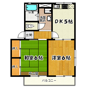 シティハイム　グランネール 間取り