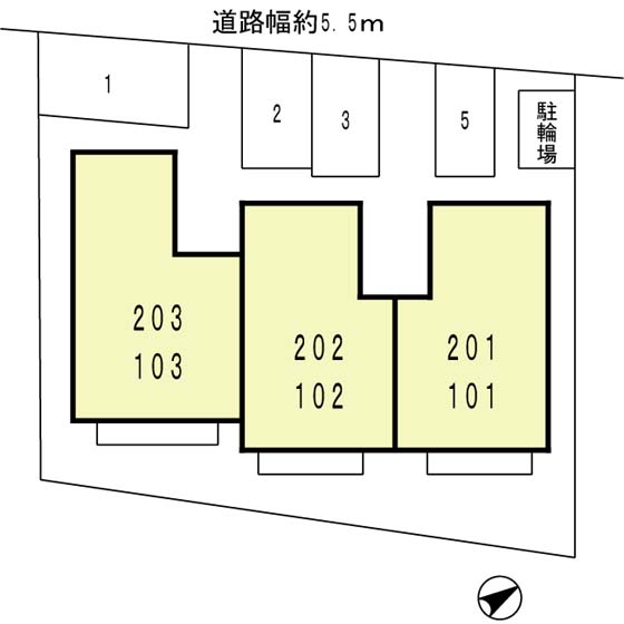 セジュール山の手 間取り