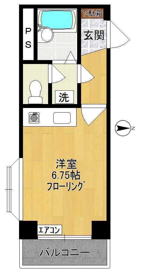 フローレス向ヶ丘 306号室 間取り