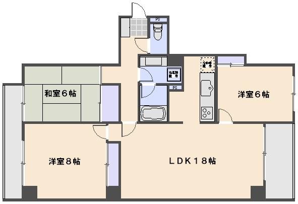 ムロヤビル 302号室 間取り