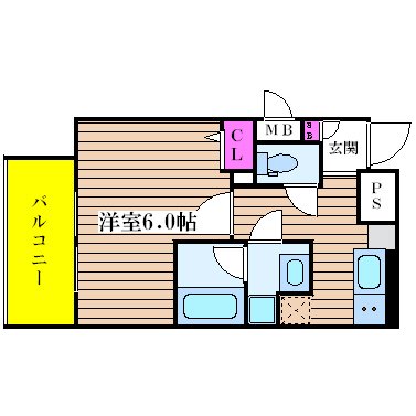 大阪府大阪市西区立売堀４丁目 間取り