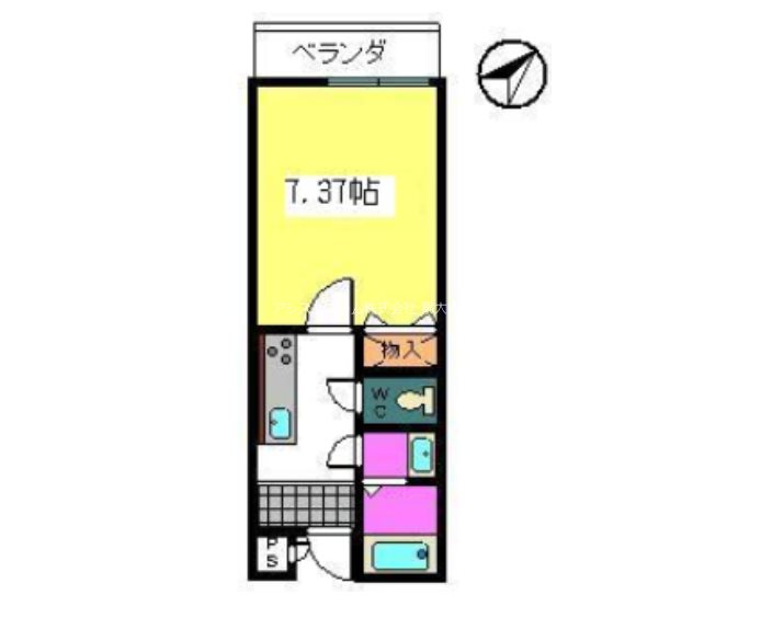グリーンゲイブルズ大町 間取り