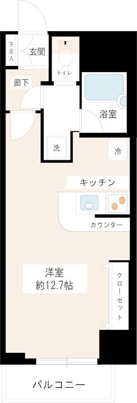 カスタリア新宿御苑 間取り図