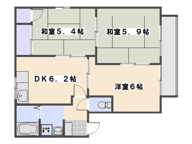 フレグランスKM　Ｃ棟 間取り