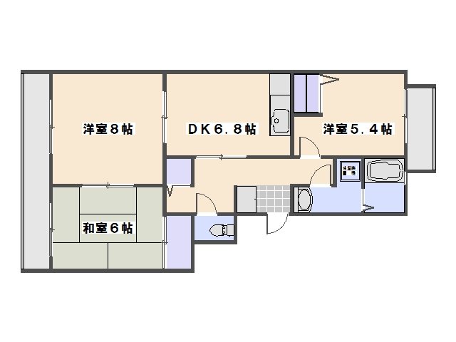 クレアシオン児玉 間取り図