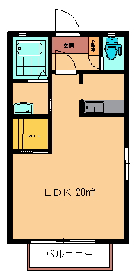 レノックスガーデンB 間取り図