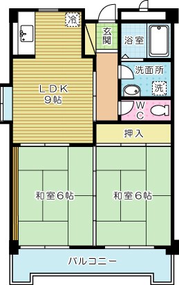 シャレード藤嶋 間取り図