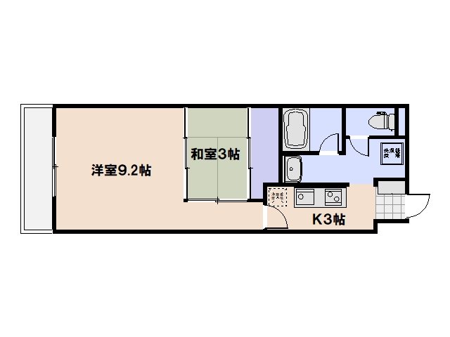 クレベール相原 305号室 間取り