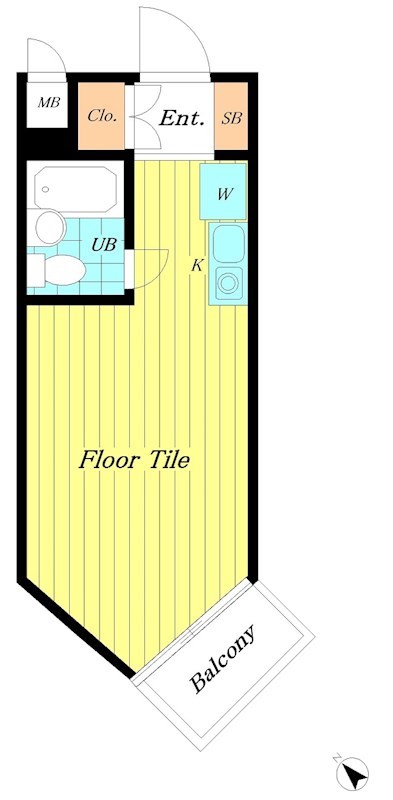 ｺﾝﾄﾞﾐﾆｱﾑﾒｲ大倉山 間取り図