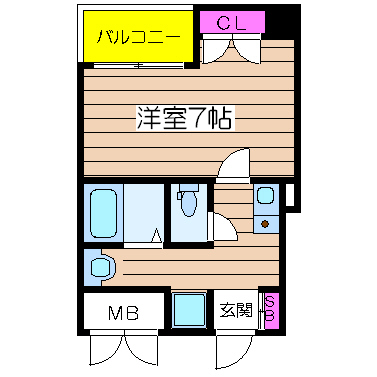 プリンス阿波座 間取り