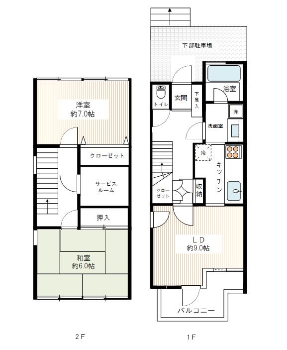 ガーデン白楽 0103号室 間取り