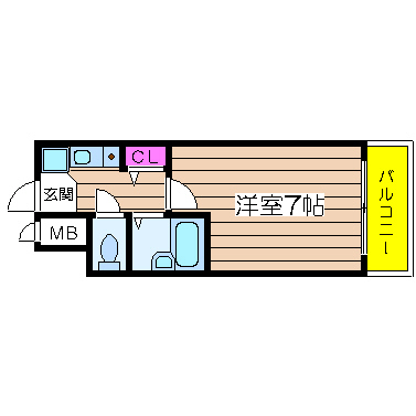 セレッソコート西心斎橋２ 間取り
