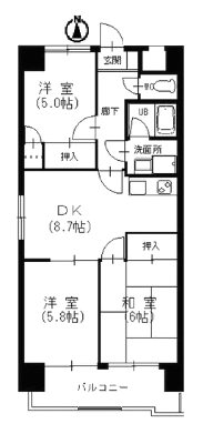 ジュフク松本 間取り